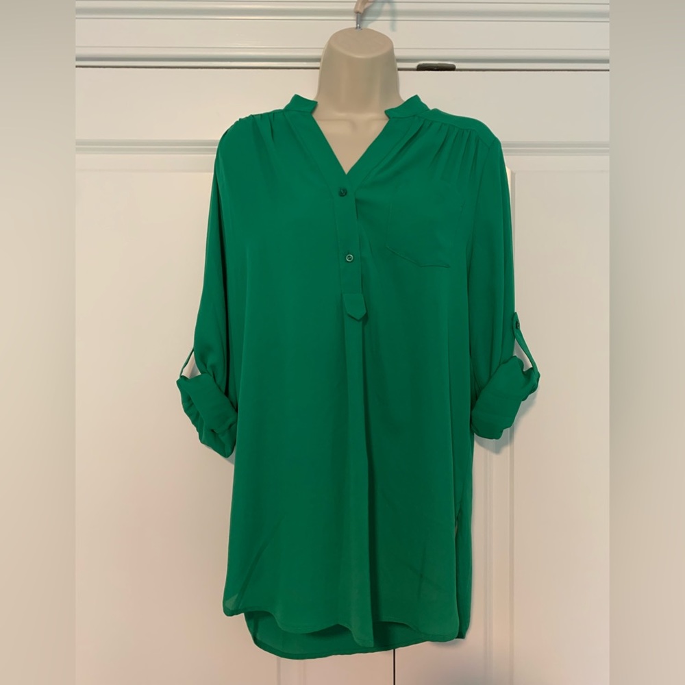 Stitch Fix 41 Hawthorn Green Blouse